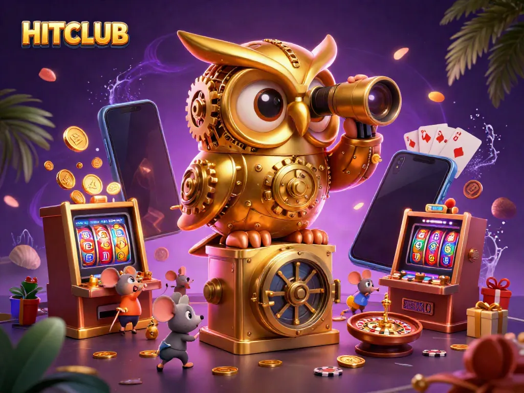 Experience the excitement of HITCLUB with immersive gaming elements and vibrant casino atmosphere.