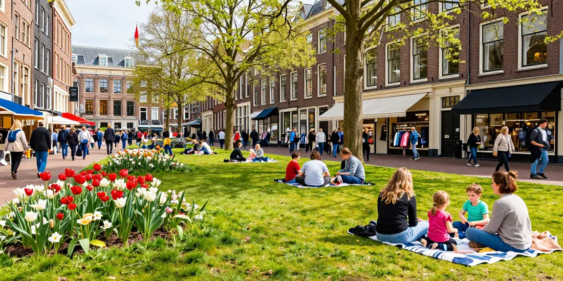 Families enjoying tips den haag for outdoor activities in spring.