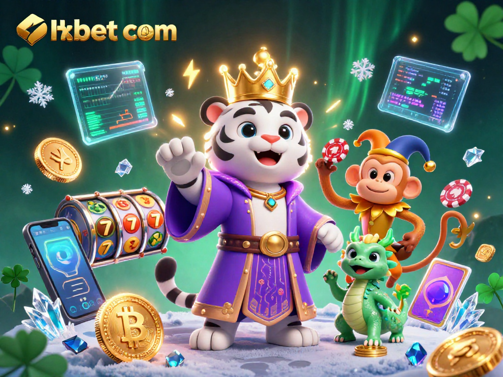 Engage with Oxbet com's thrilling jackpot experience featuring a cartoon white tiger and energetic gaming elements.