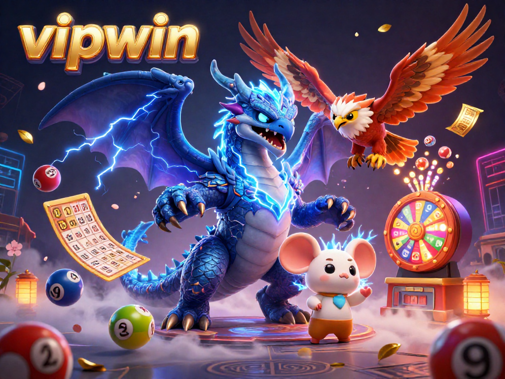 Win big at vipwin with exciting gaming experiences, colorful elements, and dynamic prizes!