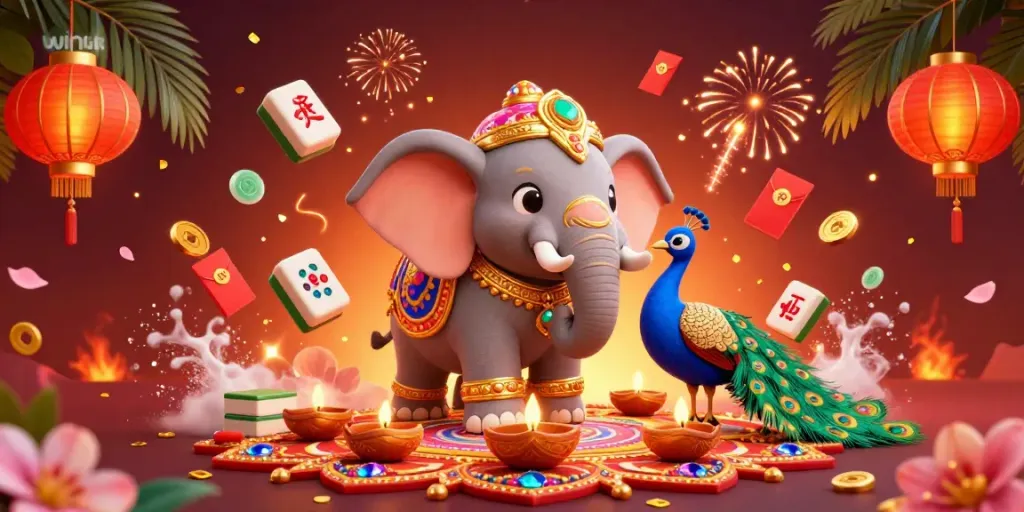 Experience thrilling gameplay at wintk casino with vibrant 3D illustrations showcasing exciting elements.
