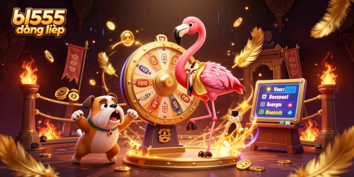 Spin to win at bl555 đăng nhập with exciting prizes revealed in a dynamic casino scene.