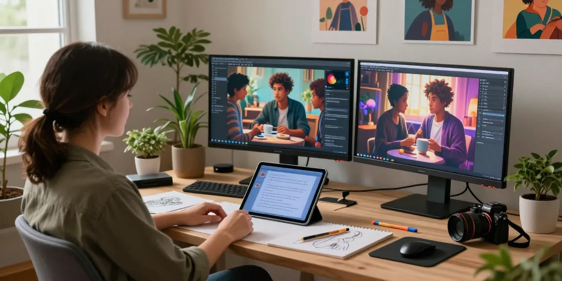 Engaging user experiencing ai nsfw interactions in a cozy digital environment.