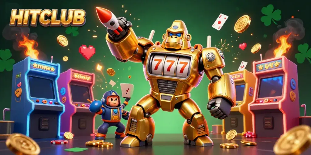 Experience winning moments at HITCLUB with thrilling gaming elements and vibrant characters.