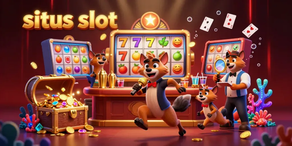 Enjoy vibrant entertainment at situs slot with comedic hyenas, explosive treasures, and lively games.