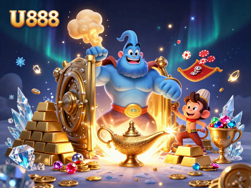 Engage with U 888's magical casino world filled with treasures and excitement.