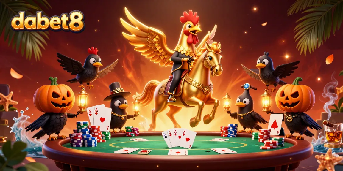 Experience the thrilling gameplay of dabet8 in a vibrant, dynamic casino illustration.