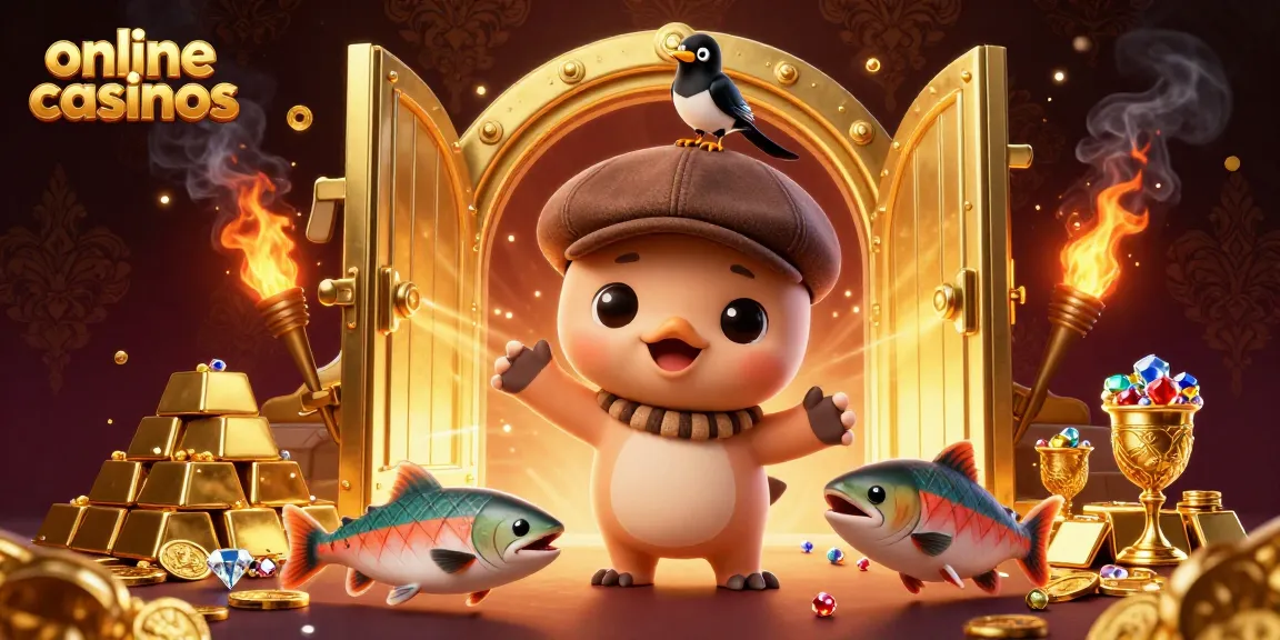 Engage with online casinos featuring a playful Nessie, magpie, and tartan salmon among treasures and gems.