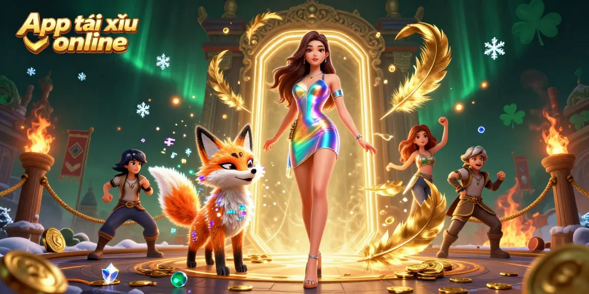 Experience the thrill of App tài xỉu online with dazzling visuals and energetic game elements.