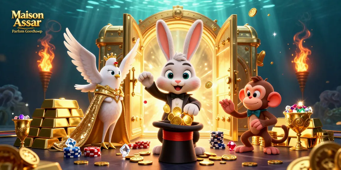 Experience the thrill of Maison Asrar Parfum Goedkoop in an enchanting casino scene filled with golden riches.