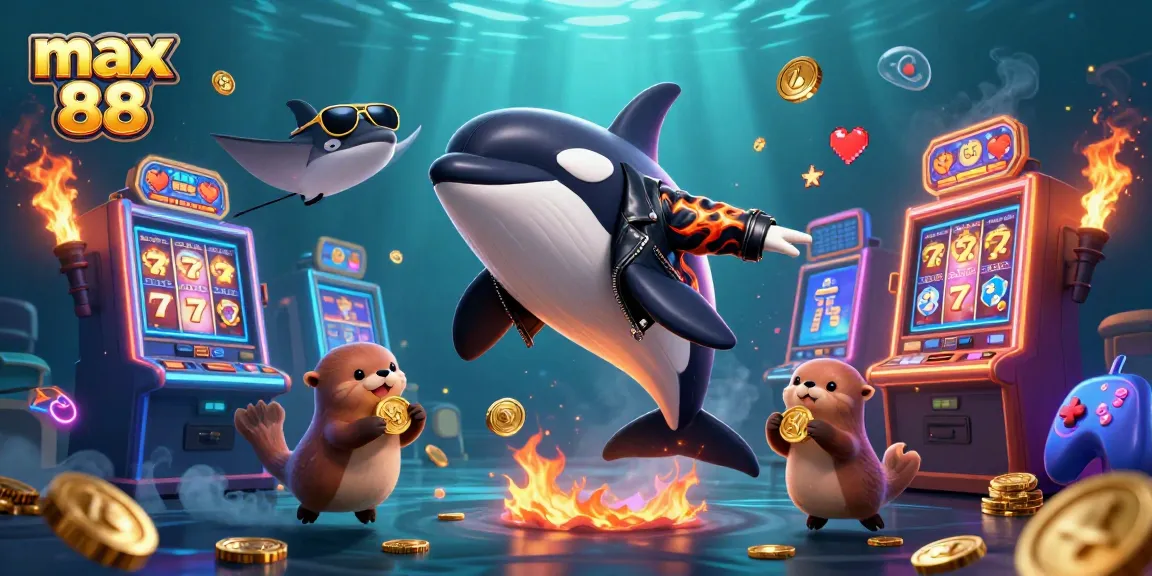 Experience thrilling wins at max 88 with dynamic slot machines and colorful sea creatures.