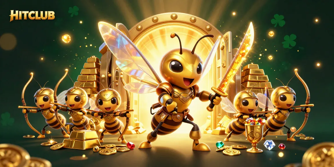 Engage in thrilling gameplay at HITCLUB while surrounded by dazzling treasures and adventurers.