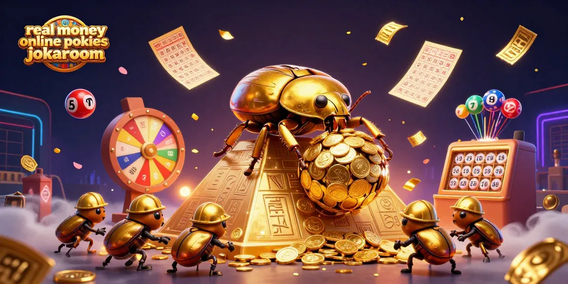 Experience real money online pokies jokaroom with golden coins and thrilling gameplay elements.