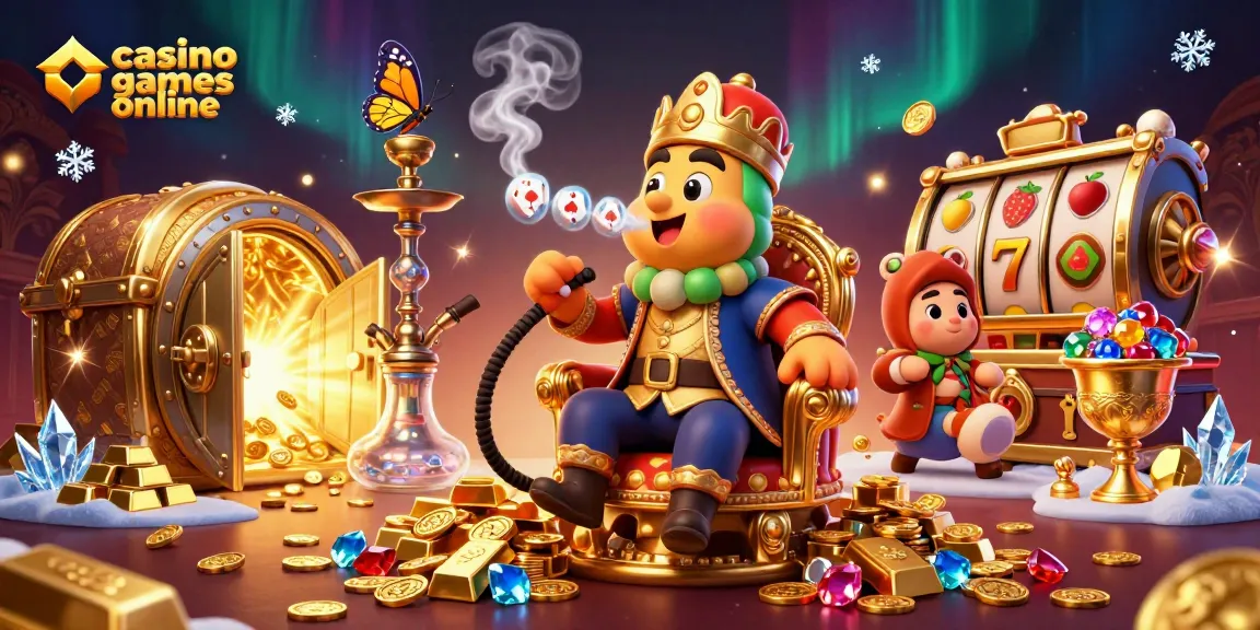 Experience immersive casino games online in a vibrant, engaging 3D carnival scene.